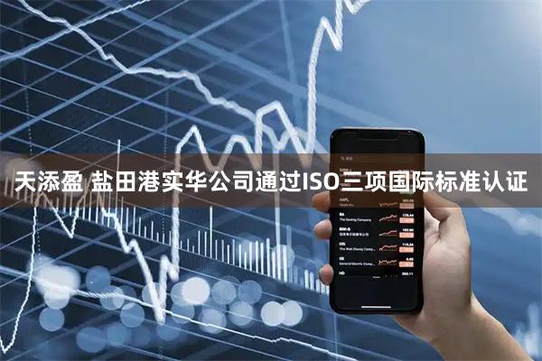 天添盈 盐田港实华公司通过ISO三项国际标准认证